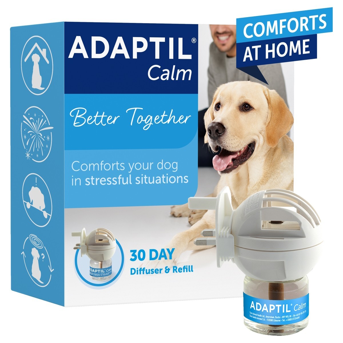 Dog calming outlet adaptil