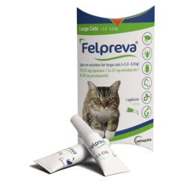 Felpreva Spot on Solution for Large Cats, treats internal & external ...