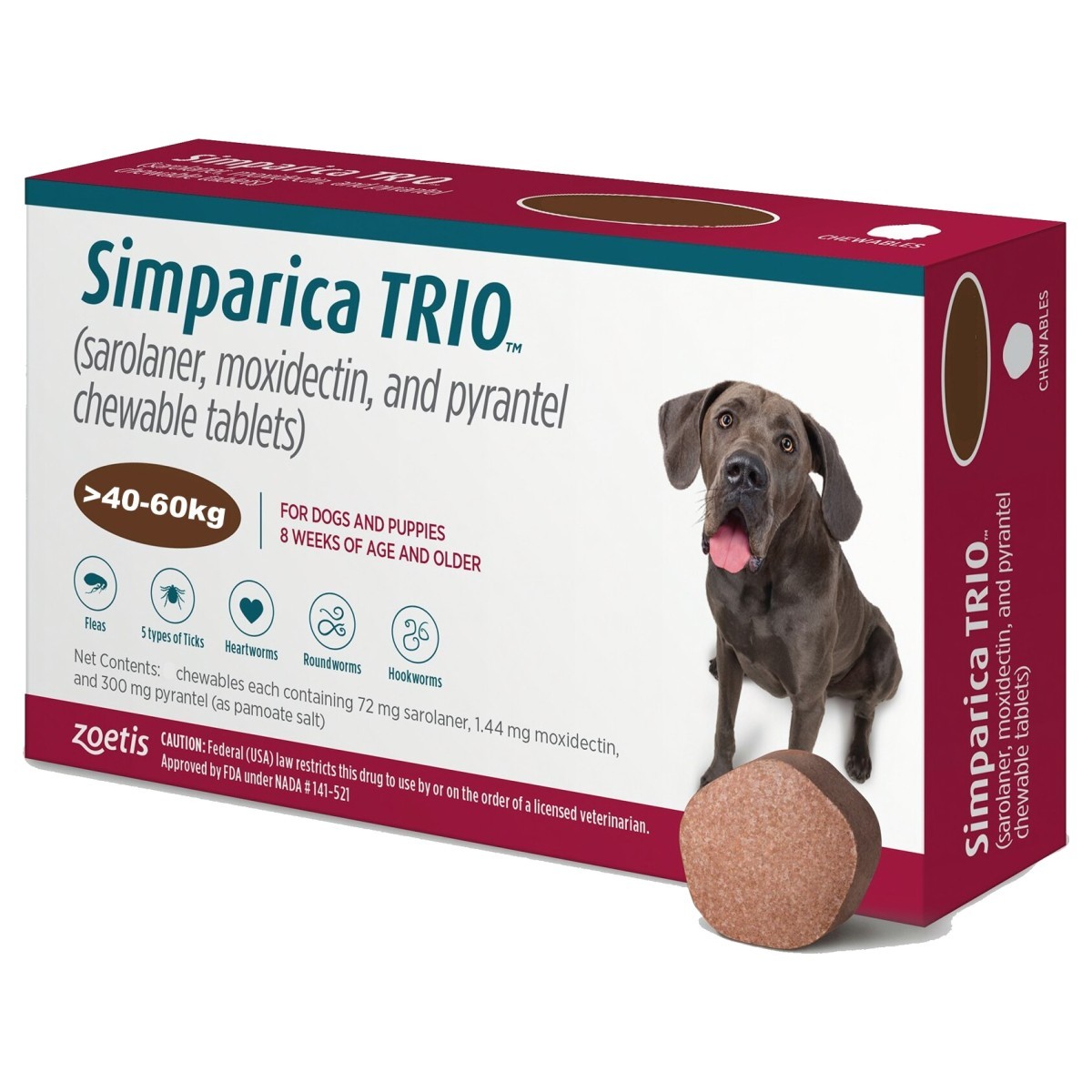 Simparica 40 hot sale mg dogs