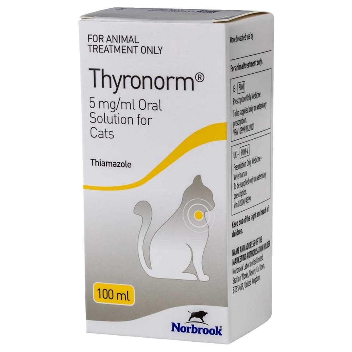 Cat thyroid outlet medication